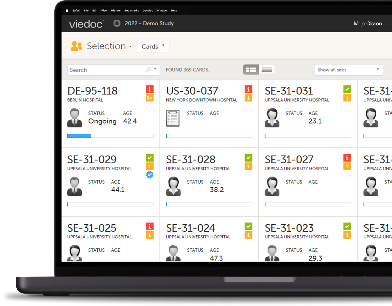 viedoc clinic software screen