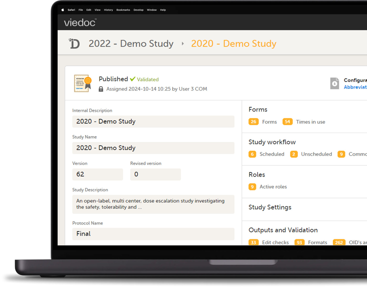 viedoc designer software screen