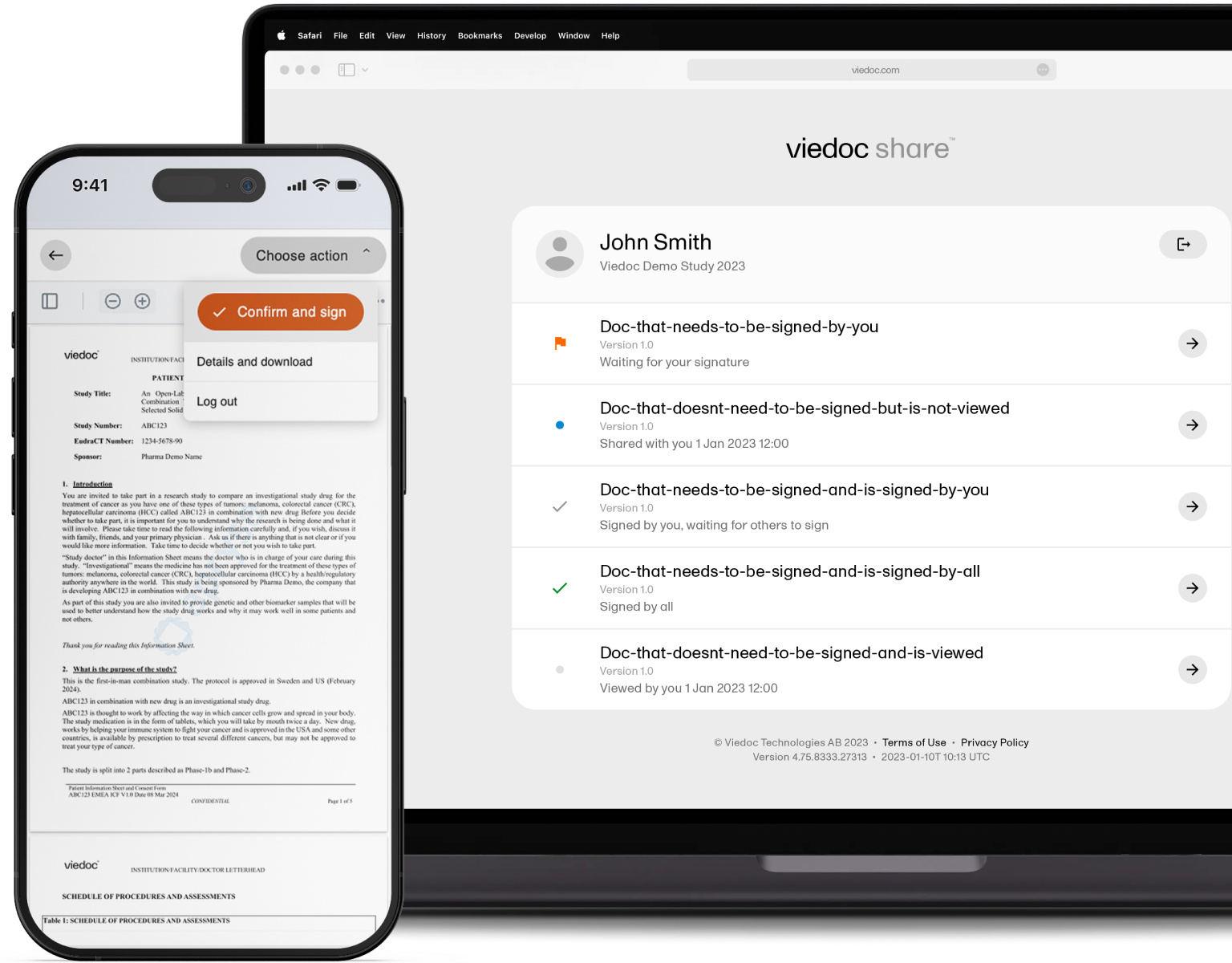 viedoc share software screen
