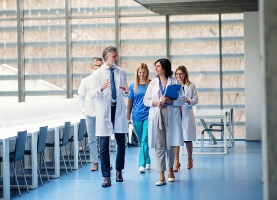medical-team-walking-together