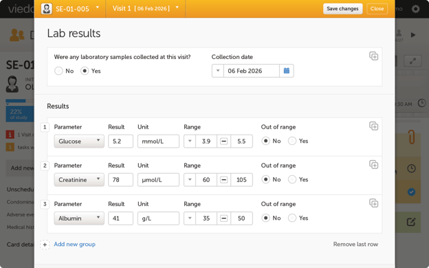 Faster study setup with repeating item groups image