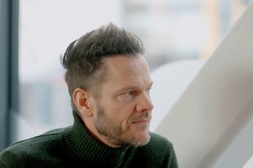 Henrik Blombergsson, COO and one of the founders of Viedoc, posing for a photo.
