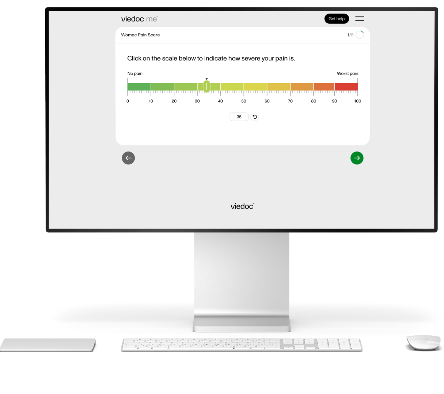 Viedoc me Womac Pain Score-hero