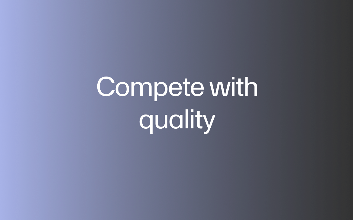 Turning quality strategy into a competitive edge
