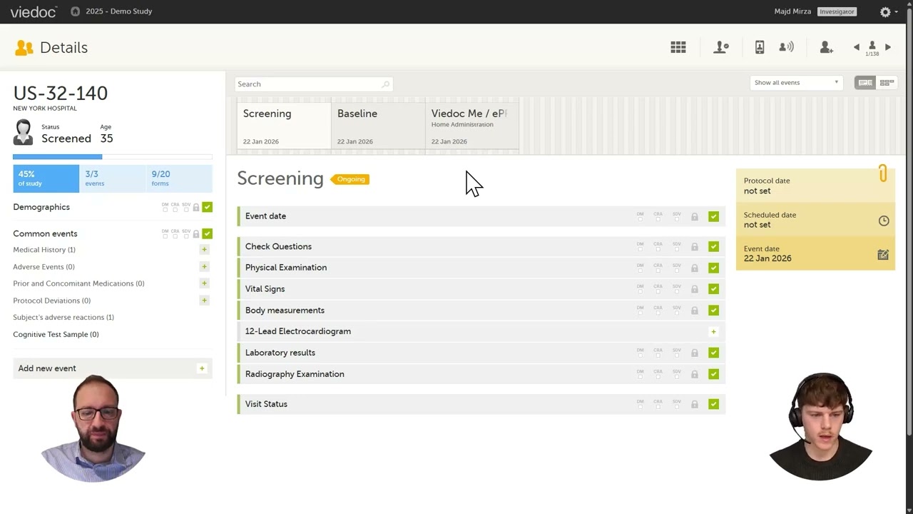 Viedoc EDC & BSI CTMS: Live integration demo