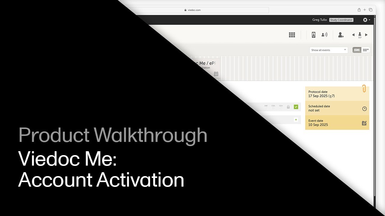 Account activation