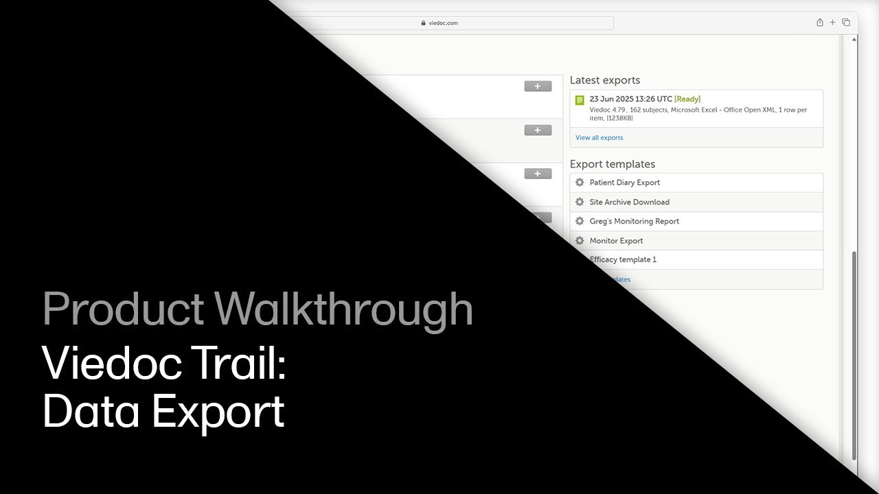 Data export