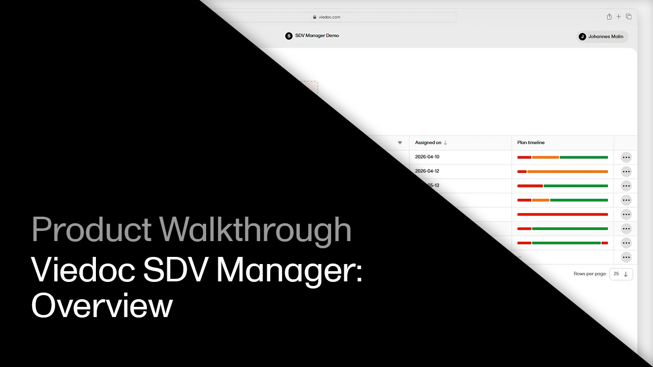 SDV Manager overview